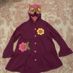 Jelly the Pug owl fleece jacket G6 Animal collect